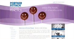 Desktop Screenshot of portnerpittack.co.uk